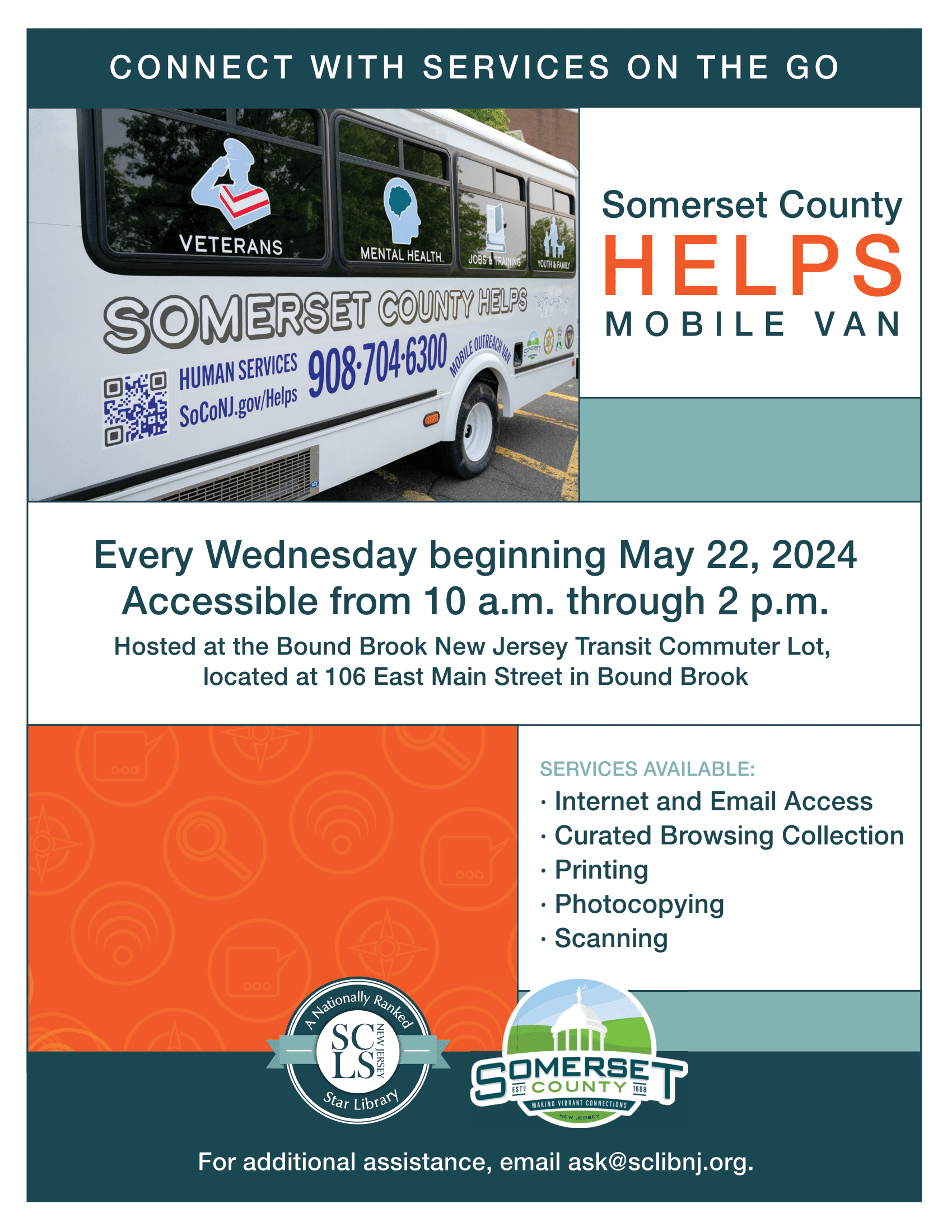 Connect With Services on the Go @ NJ Transit Commuter Lot | Bound Brook | New Jersey | United States